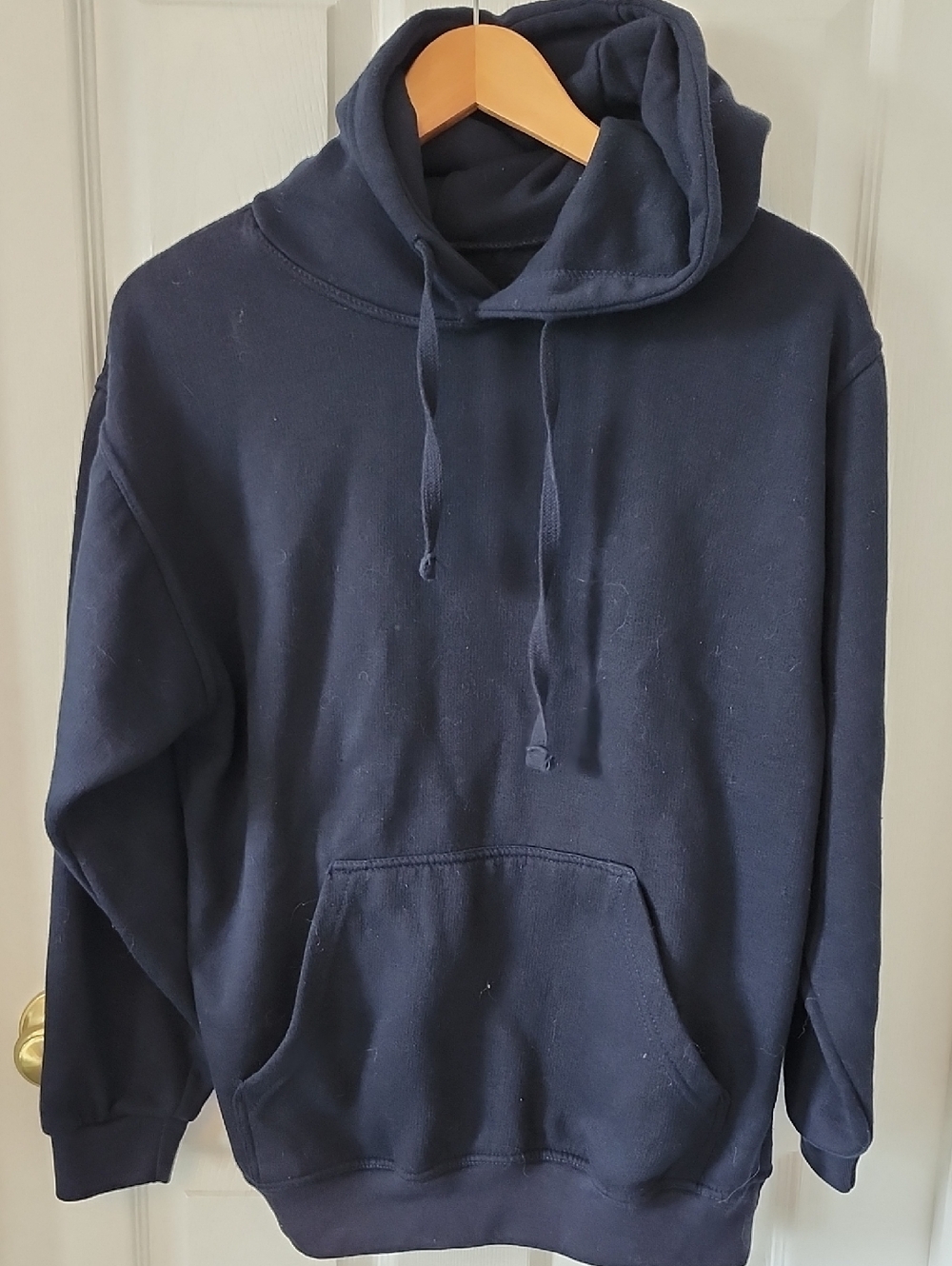 Black Men's Pullover Hoodie Sweatshirt